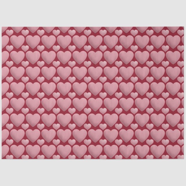 Romantic Heart Tissue Paper (Front)