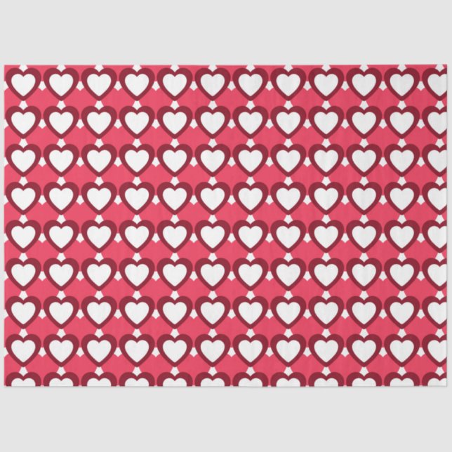 Romantic Heart Tissue Paper (Front)