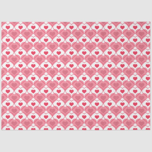 Romantic Heart Tissue Paper (Front)