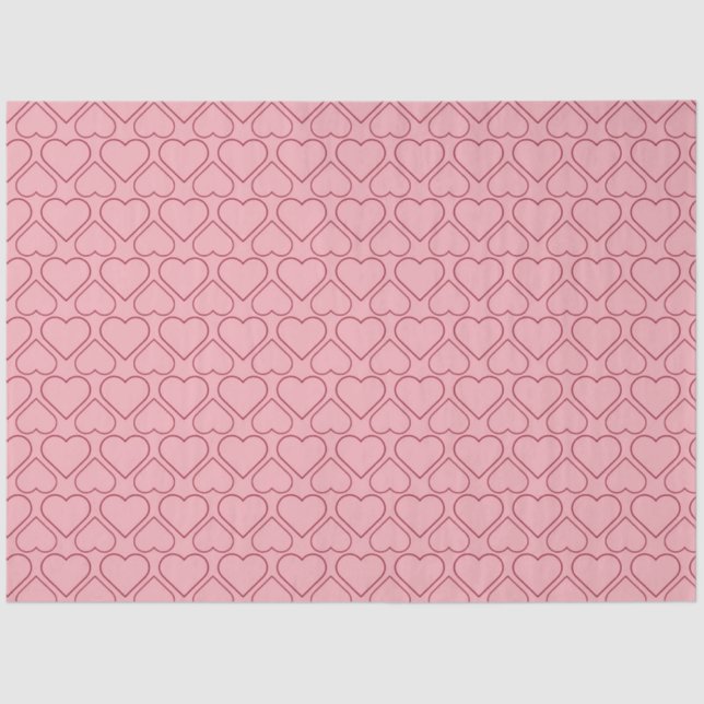 Romantic Heart Tissue Paper (Front)