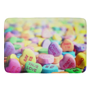Romantic Hearts Bath Mat
