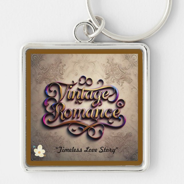 "Romantic Heritage Lives" Keychain (Front)