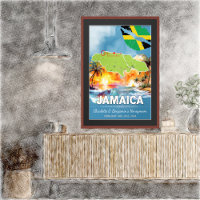 Romantic Honeymoon Vacation Jamaica Island Map