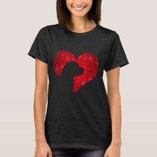 Romantic I Love My Rottweiler Dog Gift T-Shirt
