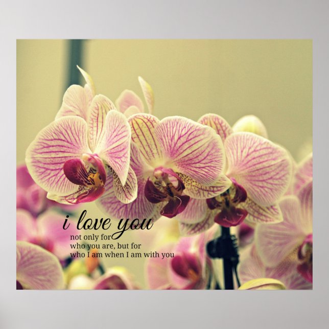 Romantic inspiration quote poster (Front)