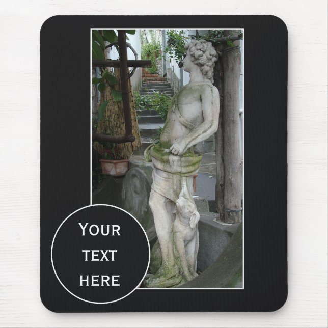 Romantic Italy custom mousepad (Front)