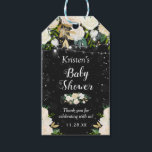 Romantic Ivory Floral Winter Baby Shower Favour Gift Tags<br><div class="desc">Customize this "Romantic Ivory Floral Winter Baby Shower Favour Gift Tag" to add a special touch. It's a perfect addition to match your colours and styles. (1) For further customization, please click the "customize further" link and use our design tool to modify this template. (2) If you need help or...</div>