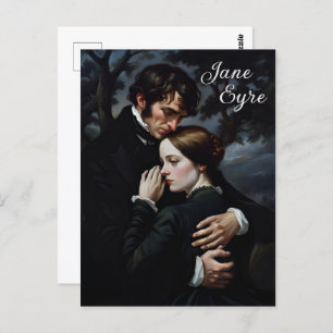 Romantic Jane Eyre and Edward Rochester Postcard