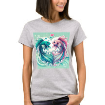 Romantic Koi Fish Heart Design