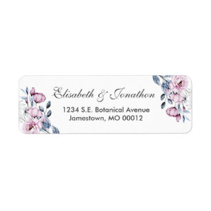 Romantic Lavender & Powder Blue Floral Blossom