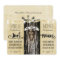 Romantic Lights & Rustic Tree Post Wedding Invite