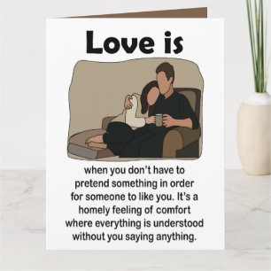 Romantic Love Couple Quote Wedding Party Card