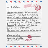 Romantic Love Letter Valentine's Day Anniversary