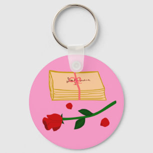 Romantic Love Letters Keychain
