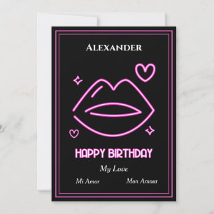 Romantic Love Man Sweetheart Birthday Personalize 