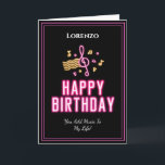 Romantic Love Man Sweetheart Birthday Personalize Card<br><div class="desc">Romantic Love Man Sweetheart Birthday Personalize Card is great to recreate and give to that special person in your life for their birthday.  It is modern and unique to send. Personalize it.</div>