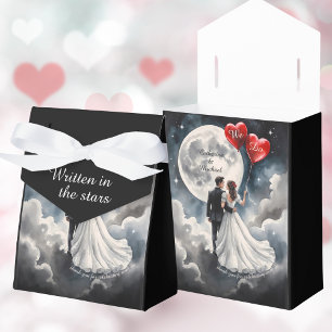 Romantic Love On Cloud Nine Fairytale Wedding Favor Box