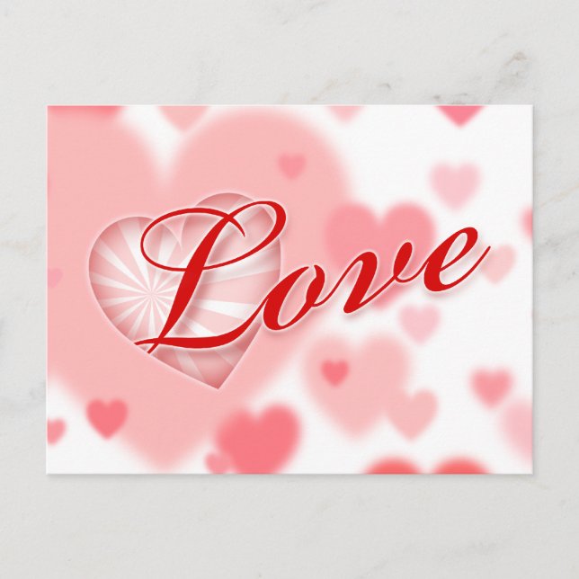 Romantic Love Postcard (Front)