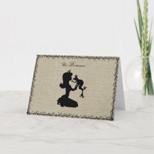 Romantic Love Princess Frog Greeting Card