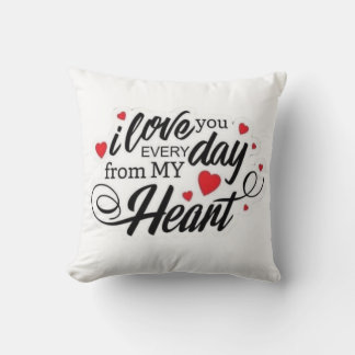Romantic Love Quote Throw Pillow
