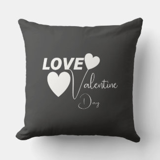 Romantic Love Valentine Day Throw Pillow