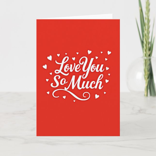 Romantic Love You Always Card (Front)