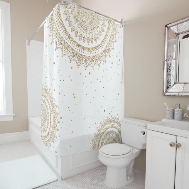 Romantic mandala gold sparkle girly (In Situ)