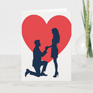 Romantic Marriage Proposal Card