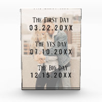 Romantic Married Couple Dates Picture Typography