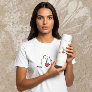 Romantic Matching T-Shirts with Custom Names