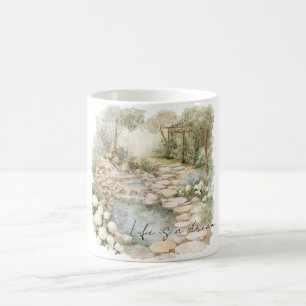 Romantic Meadow Rock Path Coffee Mug