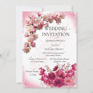 Romantic Minimal Wedding Invite