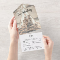 Romantic Minimalist 2 Photo Modern Wedding