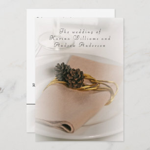 Romantic Modern  Wedding Invitation