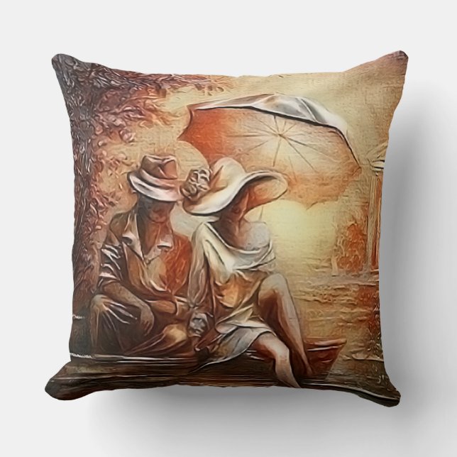 Romantic Moments  Throw Pillow (Front)