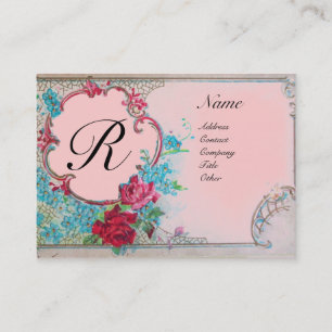 ROMANTIC MONOGRAM BUSINESS CARD