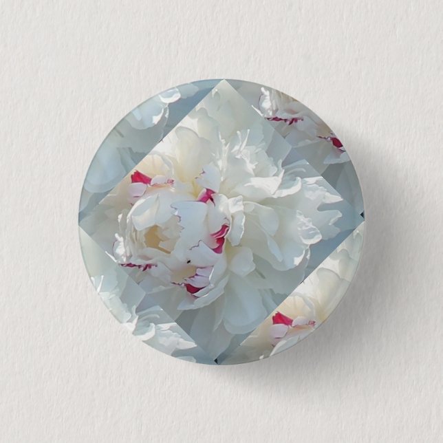 Romantic Multi Peony Button (Front)