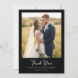 Romantic Natural Photo Thank You Card