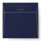Romantic Navy Calligraphy Wedding Invitation
