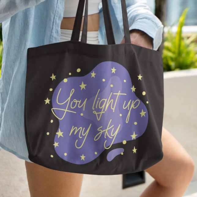 Romantic Night Sky Tote Bag (Creator Uploaded)