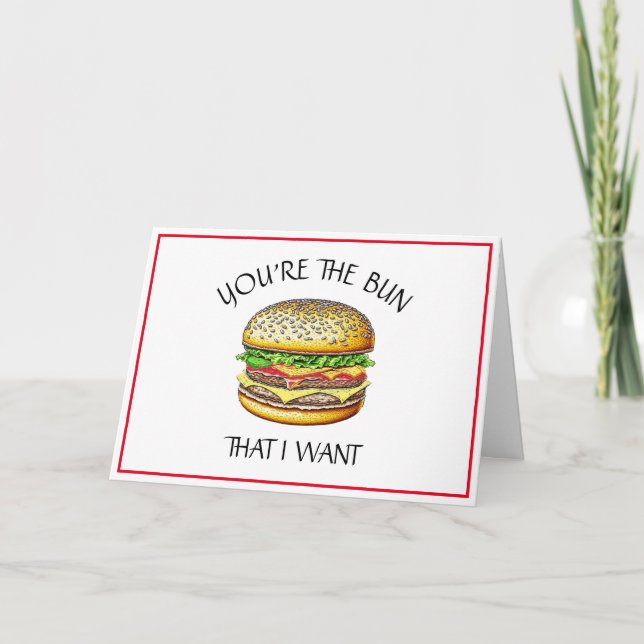 Romantic Occasion | Funny Food Pun  Card (Front)