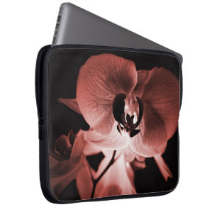 Romantic Orchids Elegant Chic Classy Mod Laptop Sleeve