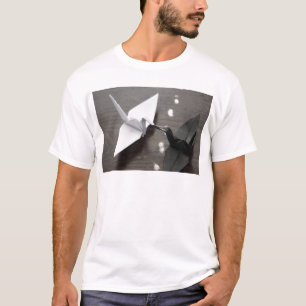 romantic origami cranes T-Shirt