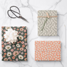 Romantic painted floral wedding and bridal shower