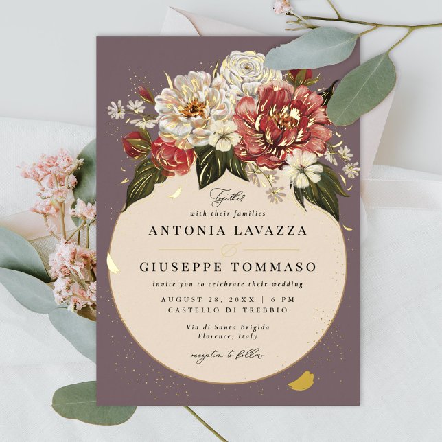 Romantic Painted Floral Wedding Gold (Creator Uploaded)