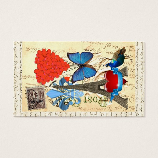 Romantic Paris collage (Front)