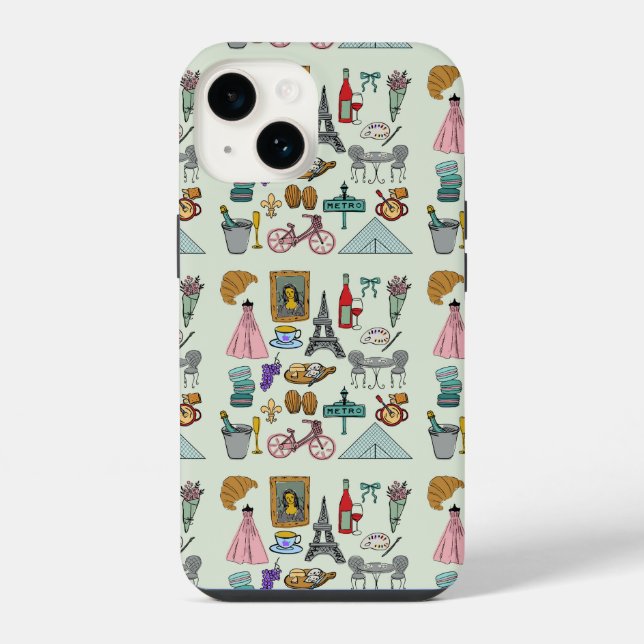 Romantic Paris iPhone Case (Back)