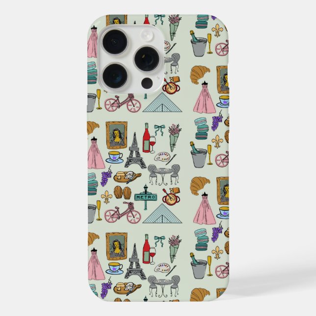 Romantic Paris iPhone Case (Back)