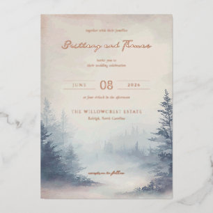 Romantic Pastel Watercolor Forest