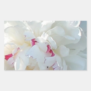Romantic Peony Rectangle Sticker